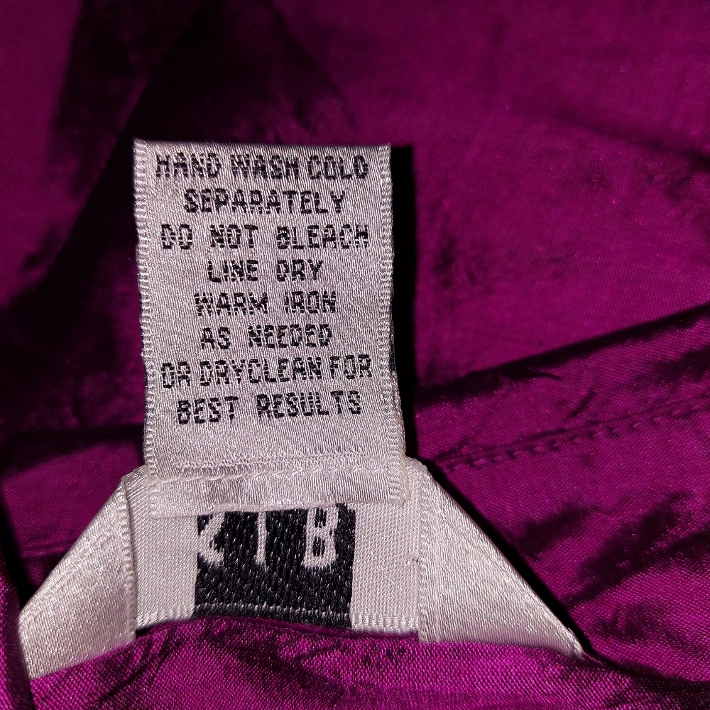 S.L.B. 100% silk wrap top size 12 - Picture 10 of 10